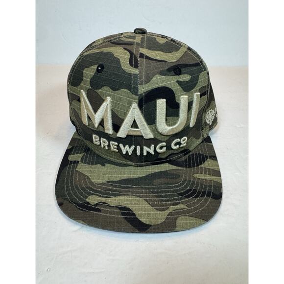 Maui Brewing Company Baseball Hat Camo Camouflage Snapback - Picture 1 of 10